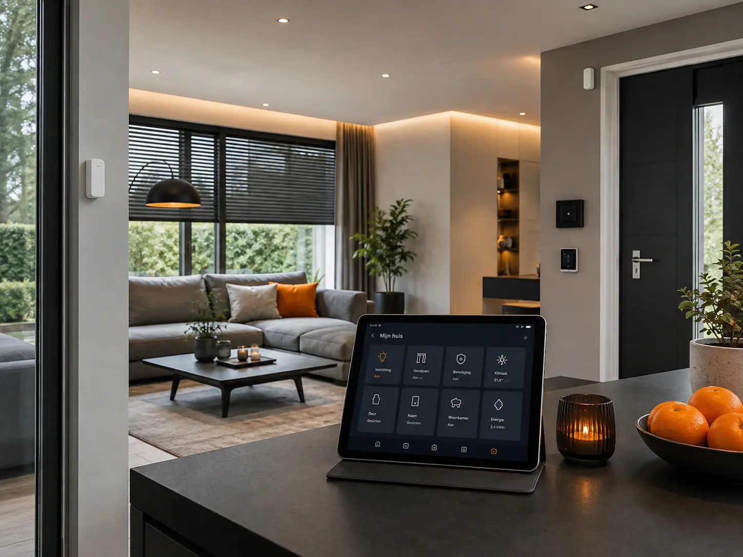 Router, managed switch, Smart Home-controller en Zigbee-apparatuur